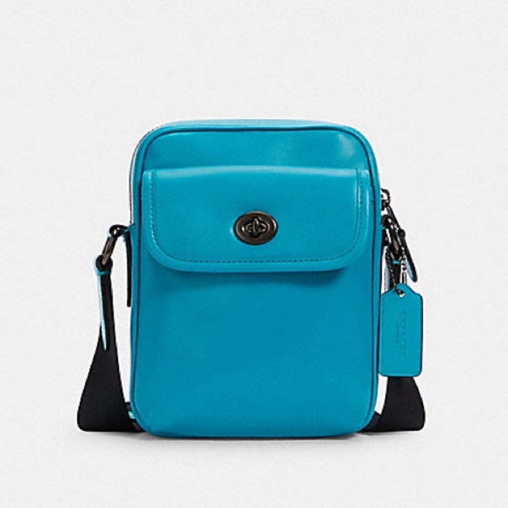 Coach Heritage Crossbody Turquoise/Black